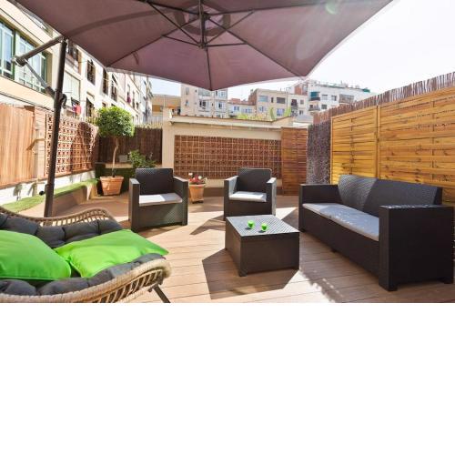 Bright Apt with Private Terrace in Sant Antoni