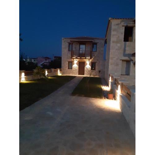 Luxury stone villas in Afitos St'aloni